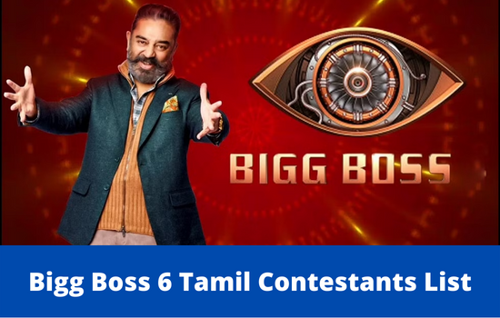 Bigg Boss 6 Tamil Contestants List