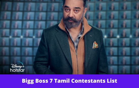 Bigg Boss 7 Tamil Contestants List